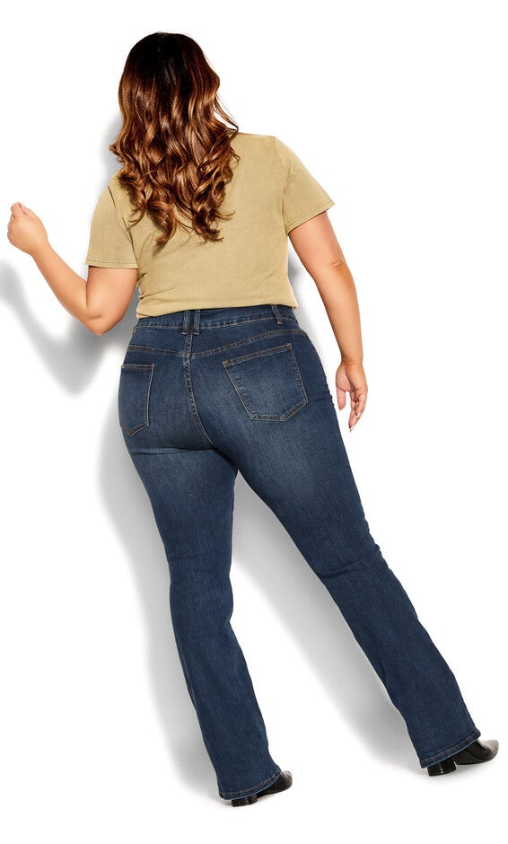 Harley Simple Bootleg Jean - indigo, BLUE, alternate image number null