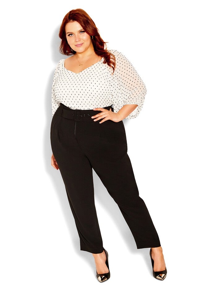 Bay Spot Top - ivory, WHITE, alternate image number null