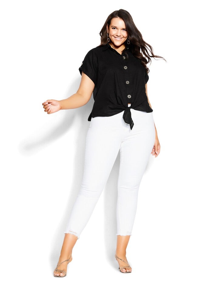 Button Explore Shirt - black, BLACK, alternate image number null