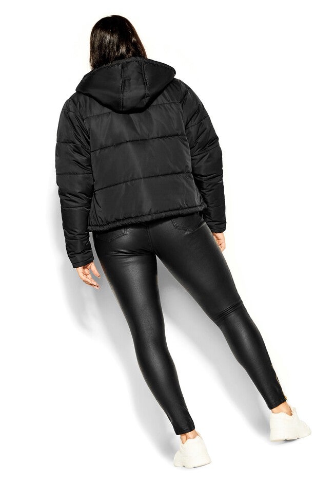 Streetwise Puffer Jacket - black, BLACK, alternate image number 4