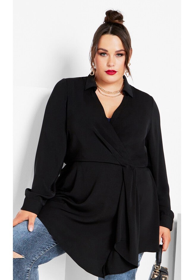 Olivia Tunic - black, BLACK, on-hover image number 1