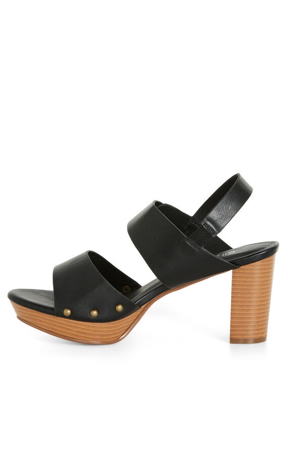 WIDE FIT Izzy Platform Heel - black, BLACK, alternate image number 3