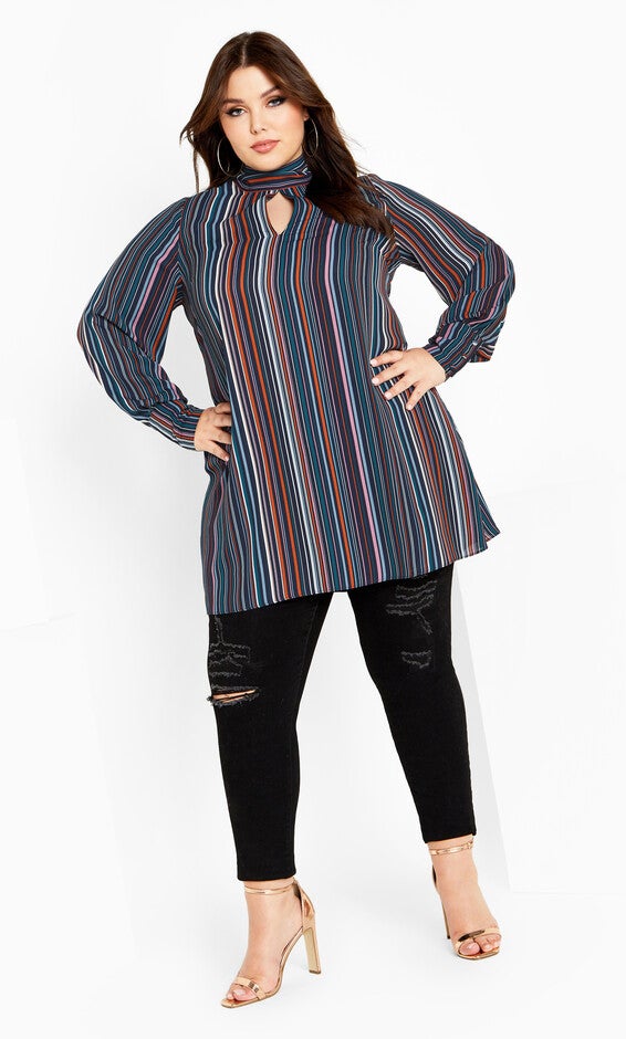 Illusion Tunic - midnight, BLUE, alternate image number 2