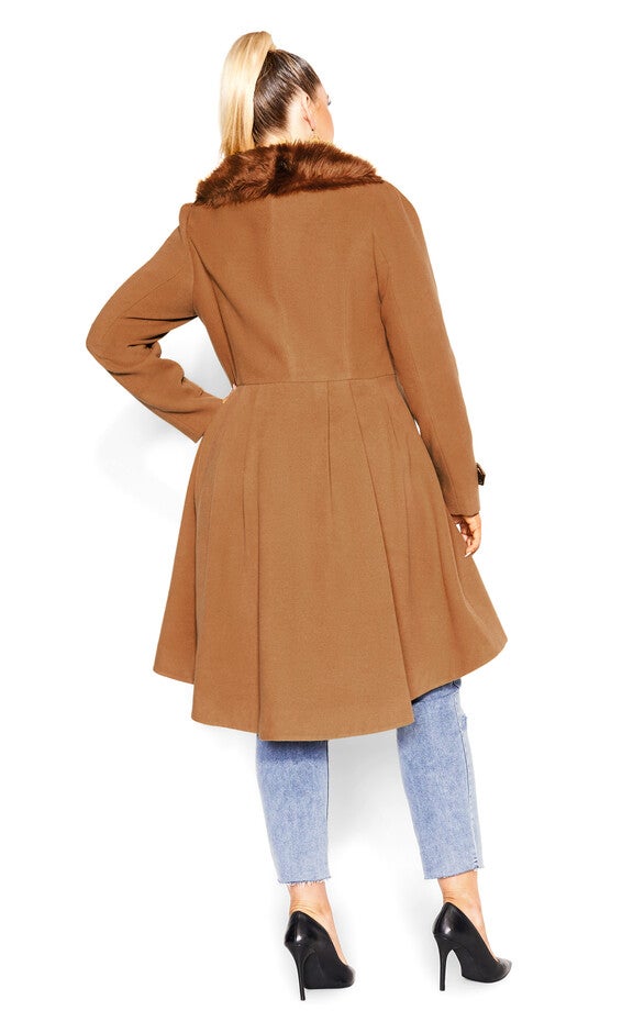 Grandiose Coat - caramel, BROWN, alternate image number 4