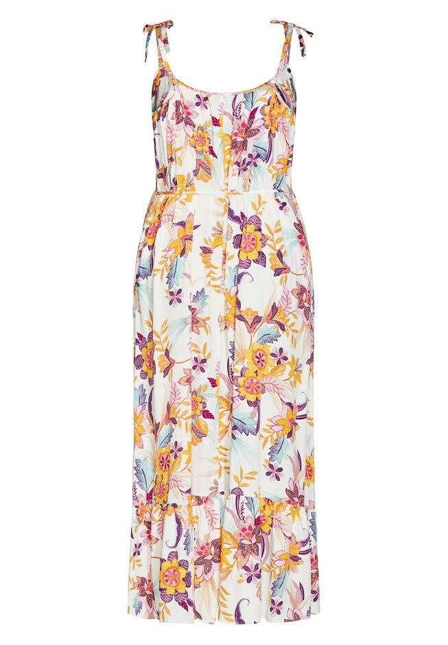 Tilly Print Maxi Dress - ivory, WHITE, alternate image number 5
