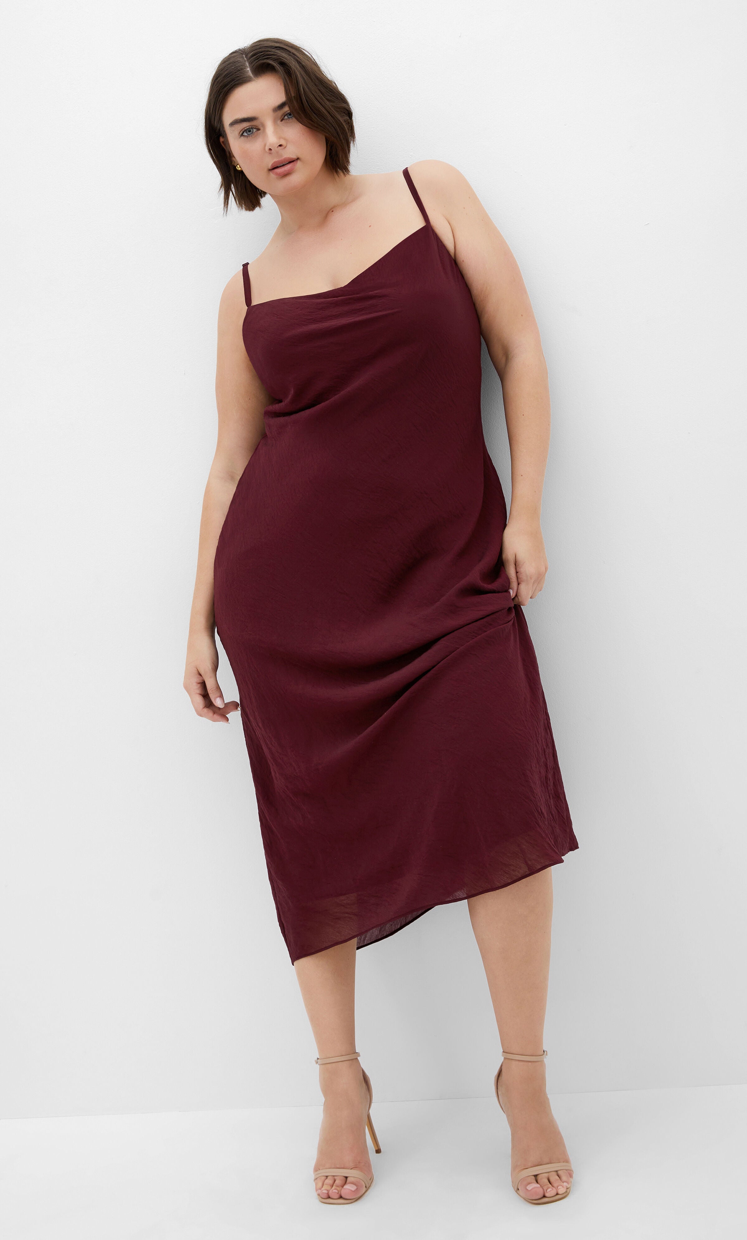 Kyra Dress - dark cherry, RED, alternate image number 3