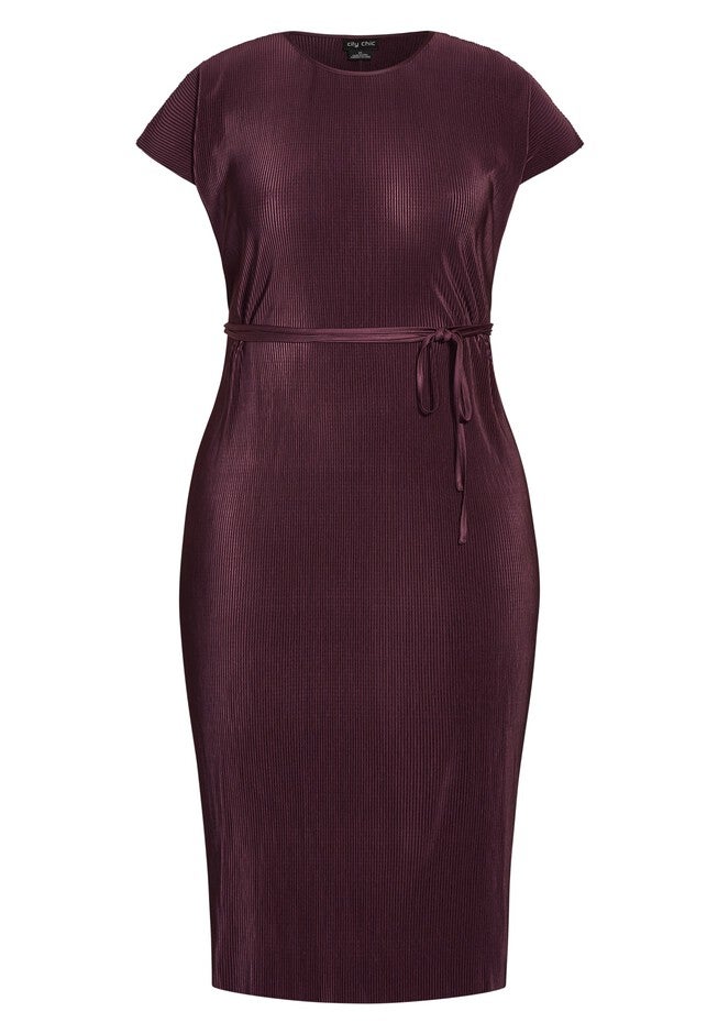 Baby Pleat Dress - plum, PURPLE, alternate image number 3