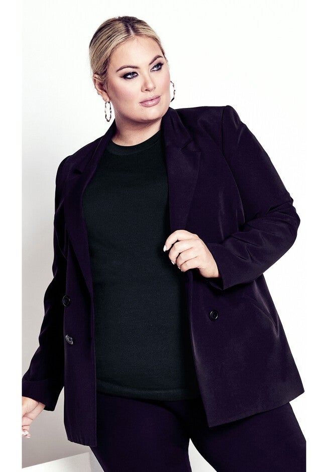 Tully Curved Hem Sweater, MIDNIGHT, alternate image number null