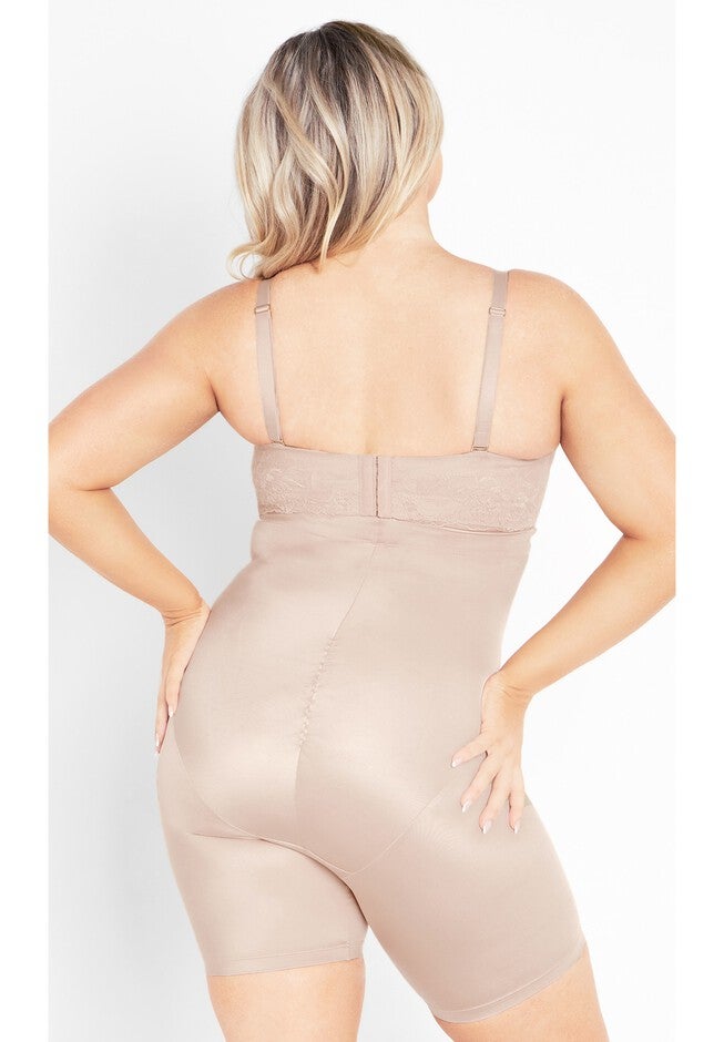 Smooth & Chic Thigh Shaper - latte, BEIGE, on-hover image number null
