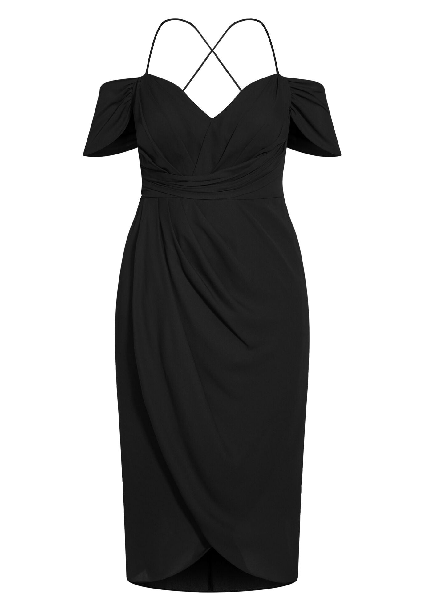 Entwine maxi dress city chic discount