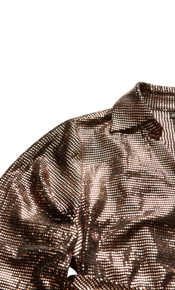 Sequin Glow Dress - bronze, BRONZE, alternate image number 6