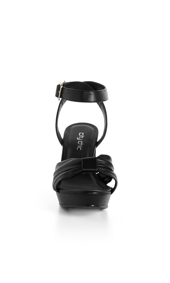 WIDE FIT Leah Platform - black, BLACK, alternate image number 4