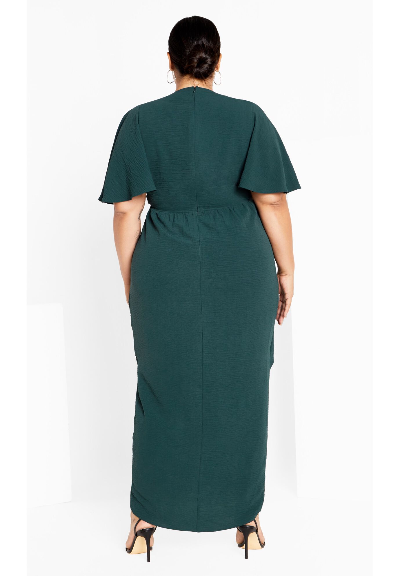 Entwine maxi dress emerald shop