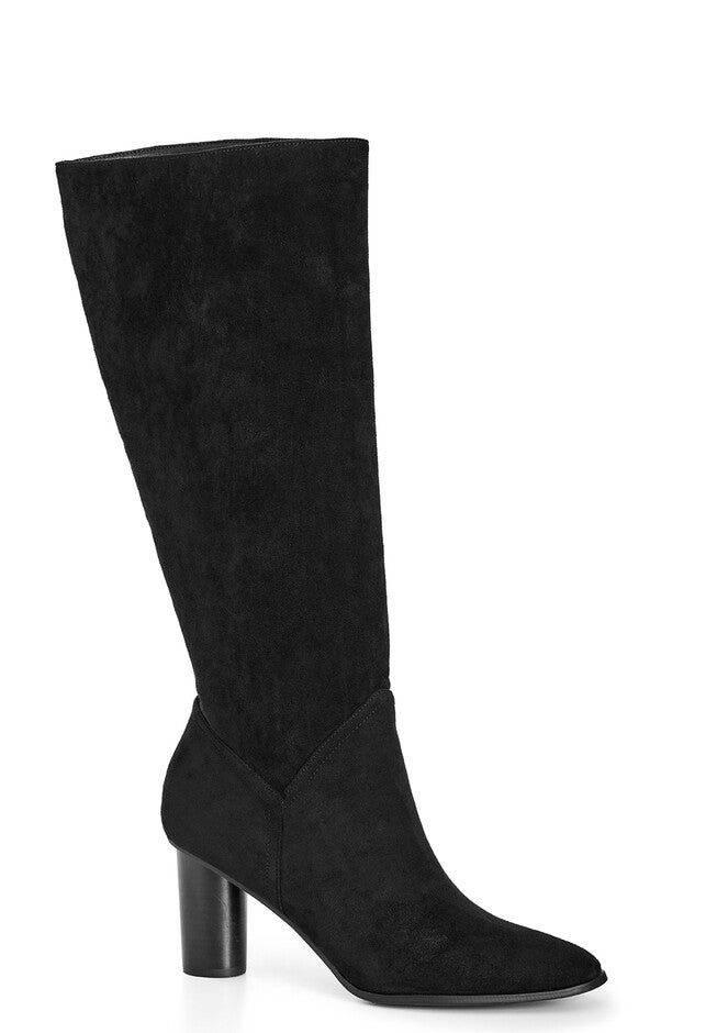 WIDE FIT Impact Knee Boot - black, BLACK, hi-res image number null