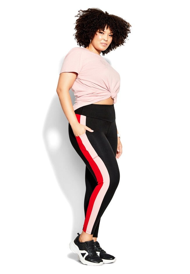 Aisha Full Length Legging - black, BLACK, alternate image number null