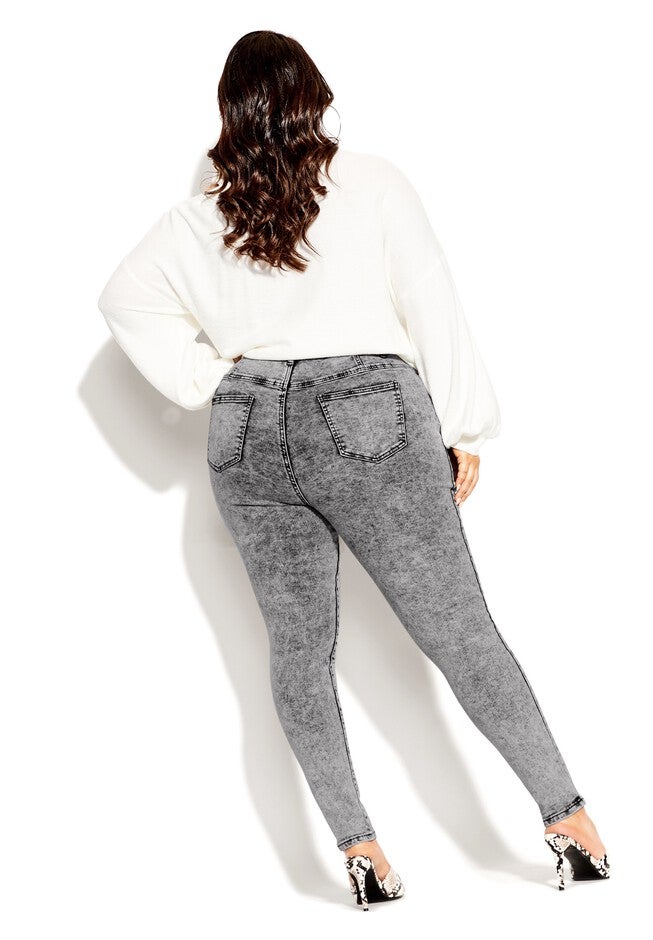 Harley Sexy Corset Skinny Jean - acid, GREY, on-hover image number 1