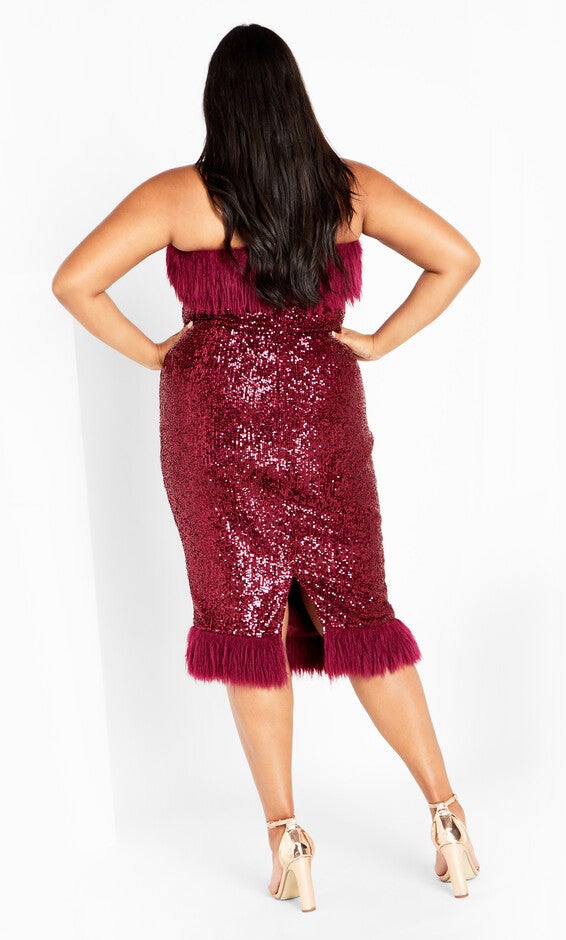 Ezra Dress - ruby, RED, alternate image number 2