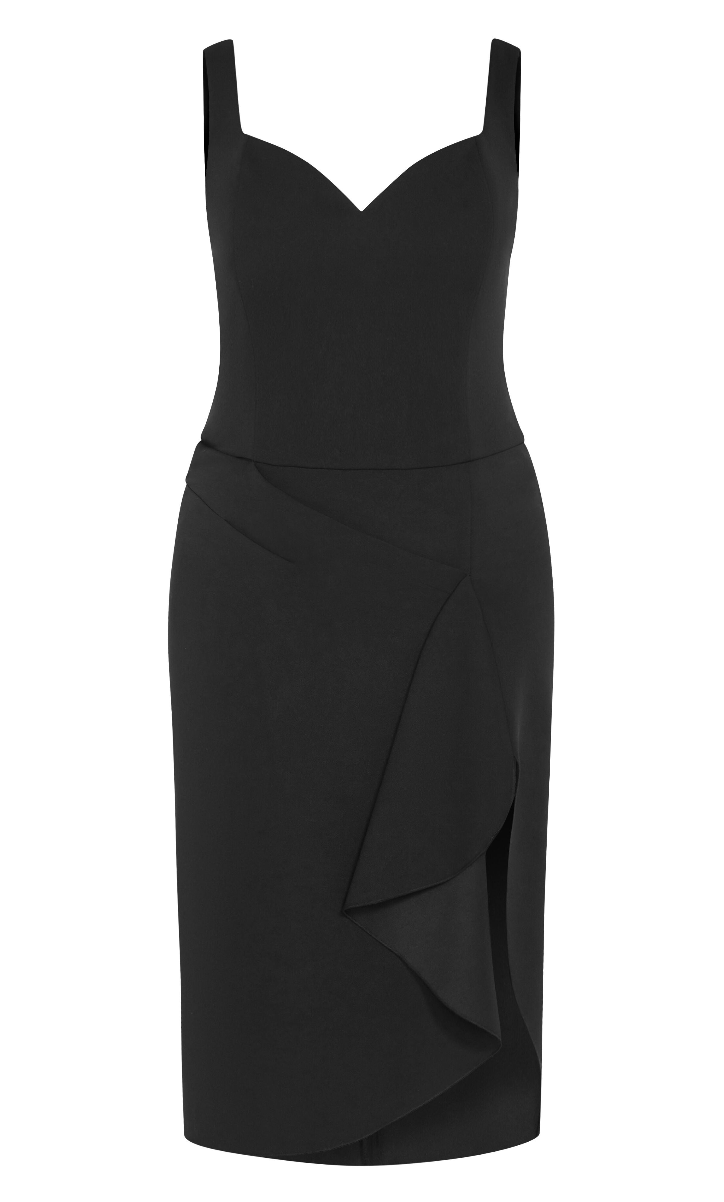 Caitlyn Dress - black, BLACK, alternate image number 3
