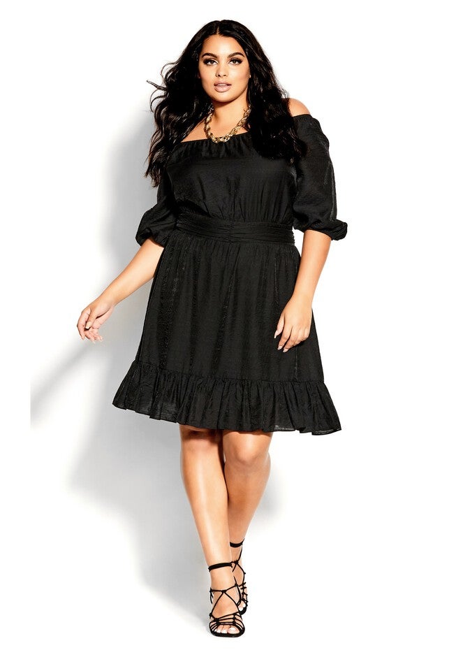 Mini Flirt Dress - black, BLACK, hi-res image number null