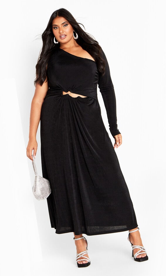 Paola Maxi Dress - black, BLACK, hi-res image number 0