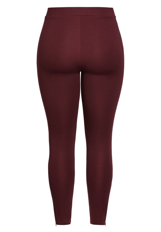 Gabriella Pant - oxblood, RED, alternate image number null