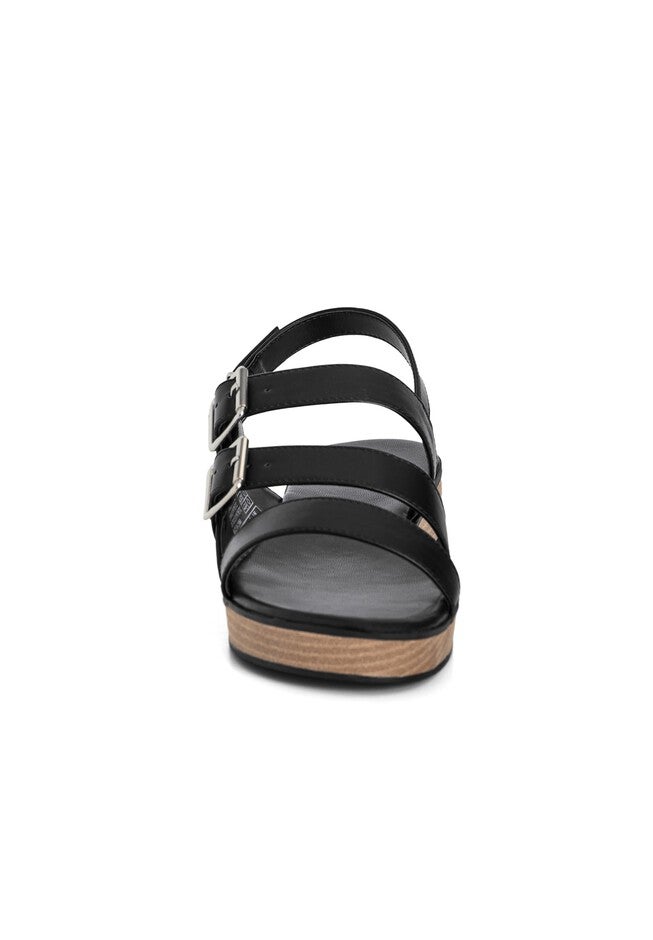 Brady Buckle Wedge, BLACK, alternate image number null