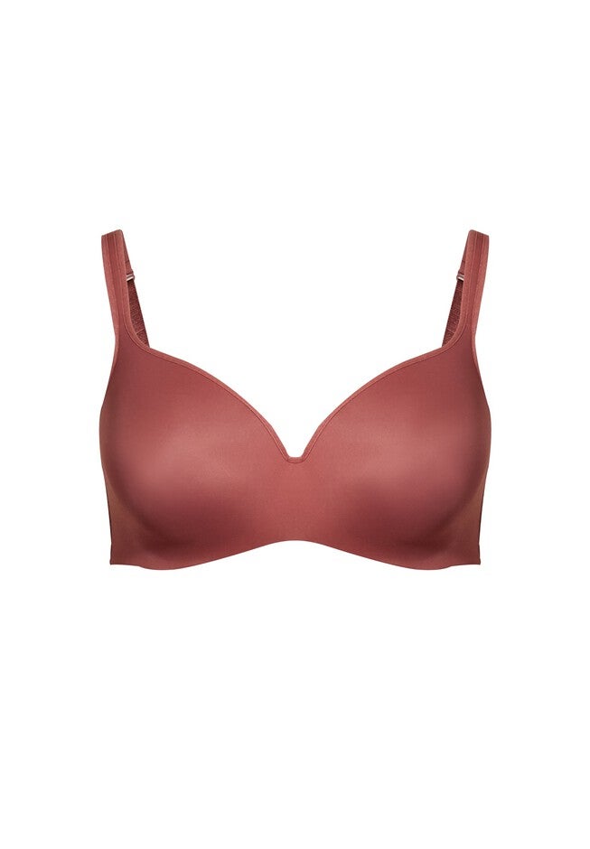 Balconette Contour Underwire Bra, VELVET BROWN, alternate image number null