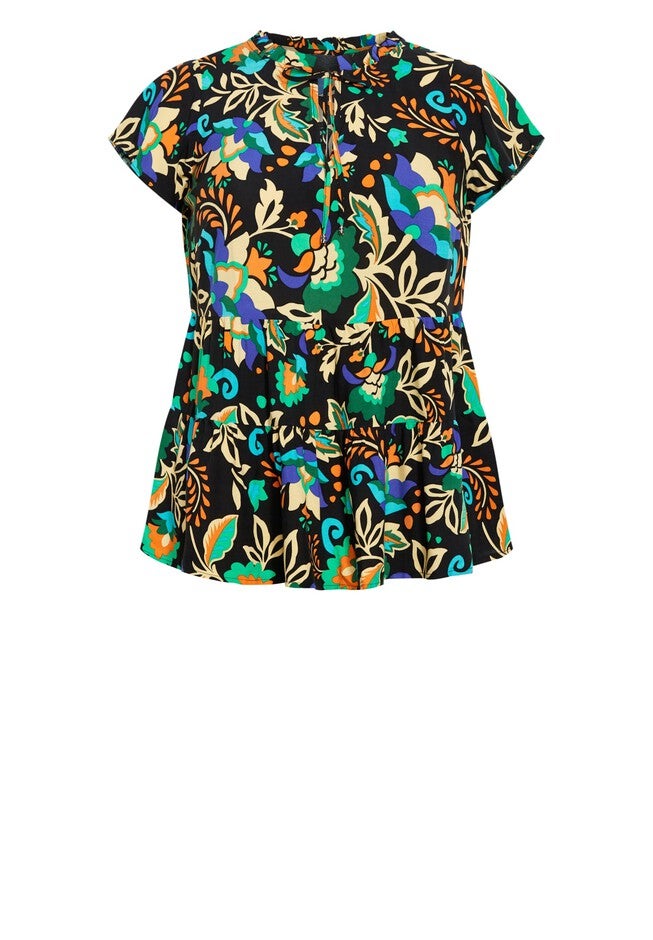 Lani Print Top, VOYAGER, alternate image number null