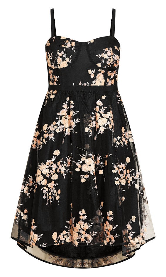 Ambrosia Dress - black, BLACK, alternate image number null