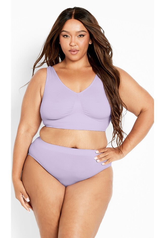 Seamless High Cut Brief, SWEET LAVENDAR, hi-res image number null