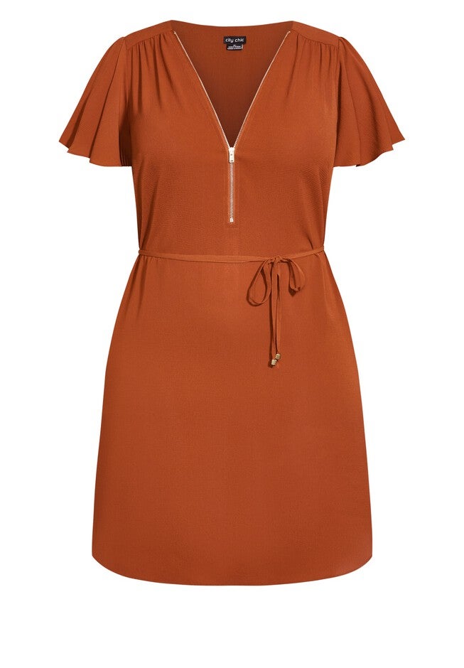 Sweet Fling Dress - ginger, ORANGE, alternate image number 4