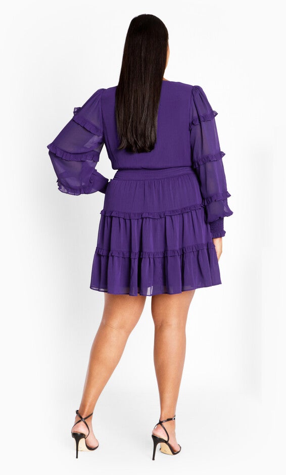 Daisy May Dress - royal purple, PURPLE, alternate image number null