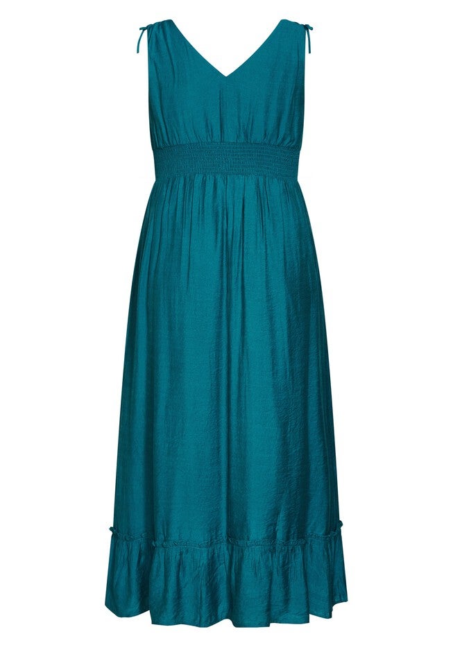 Avalina Maxi Dress - teal, GREEN, alternate image number null