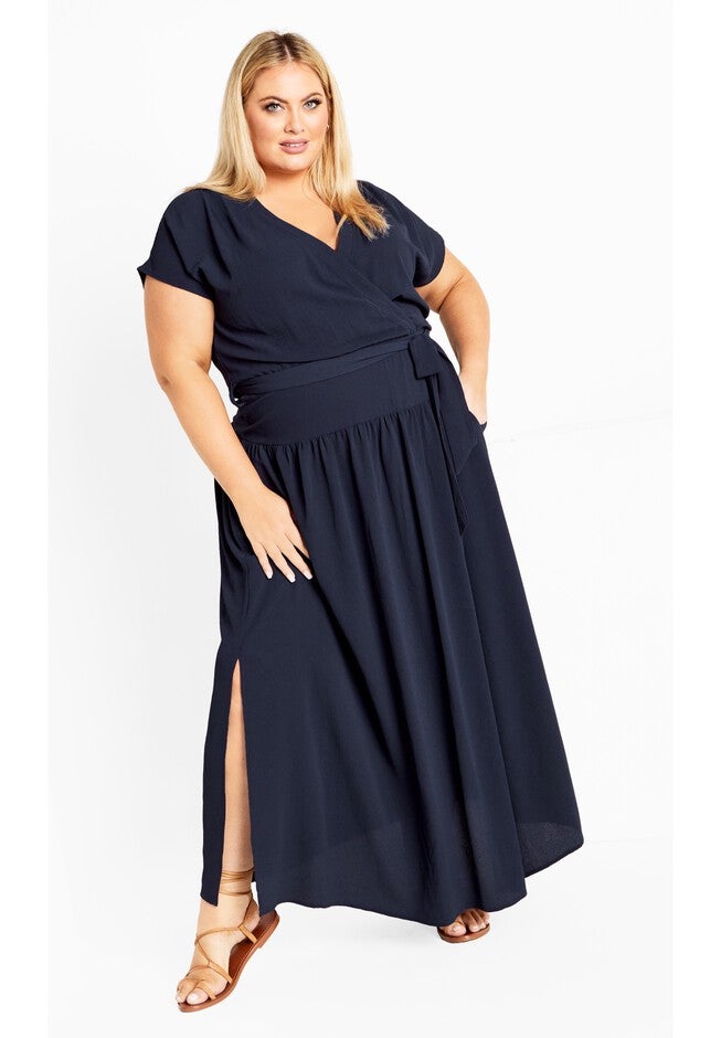 Havana Maxi Dress, NAVY, hi-res image number 0