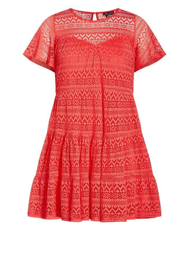 Serenity Dress - orange, ORANGE, alternate image number 2