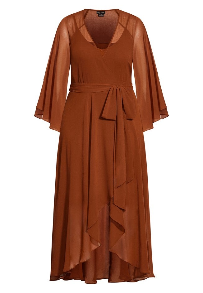 Fleetwood Maxi Dress - ginger, ORANGE, alternate image number 3