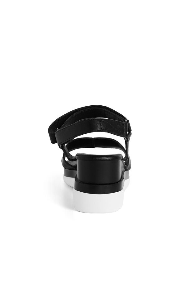 WIDE FIT Viki Platform - black, BLACK, alternate image number null