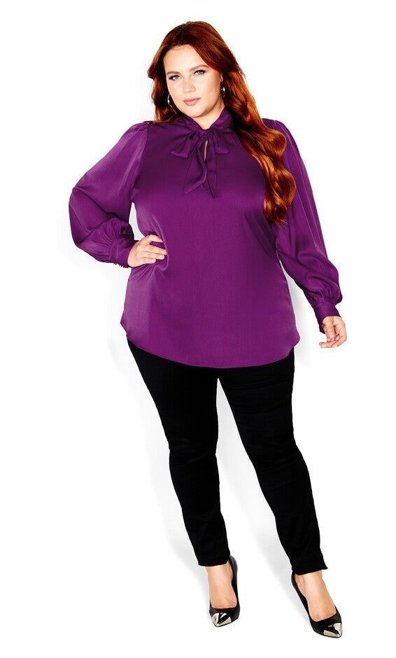 In Awe Top - magenta, PINK, alternate image number null