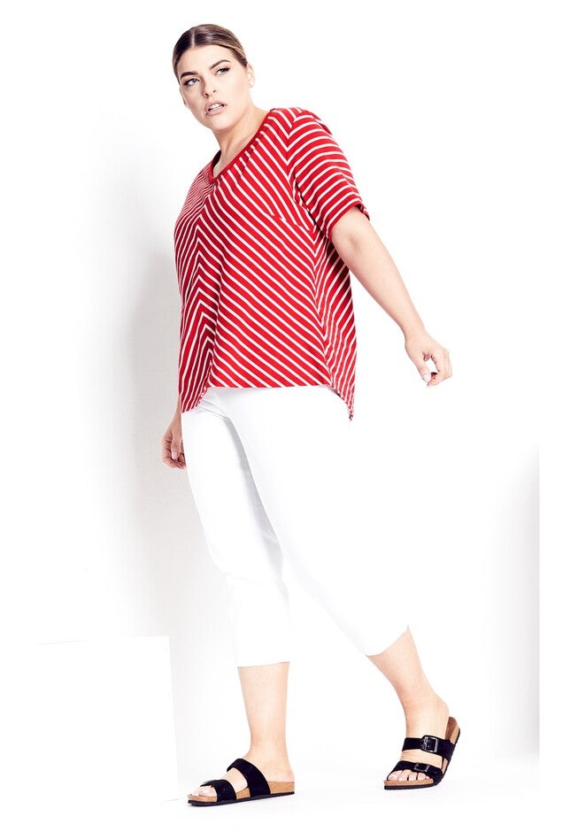 Blake Crop Pant - white, WHITE, hi-res image number 0