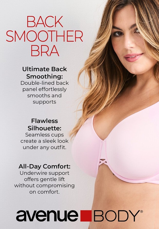 Back Smoother Bra, BLACK, alternate image number 4