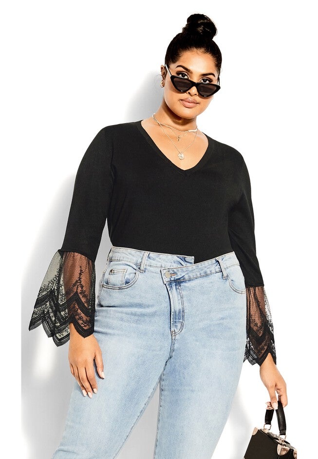 Scarlett Sweater - black, BLACK, hi-res image number null