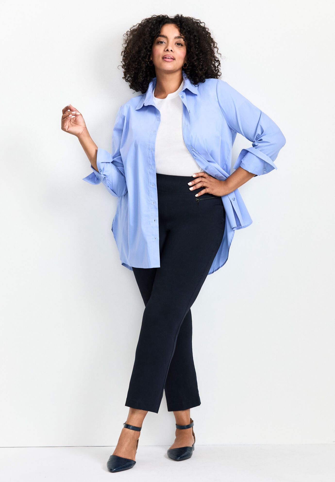 Super Stretch Zip Pant | Avenue