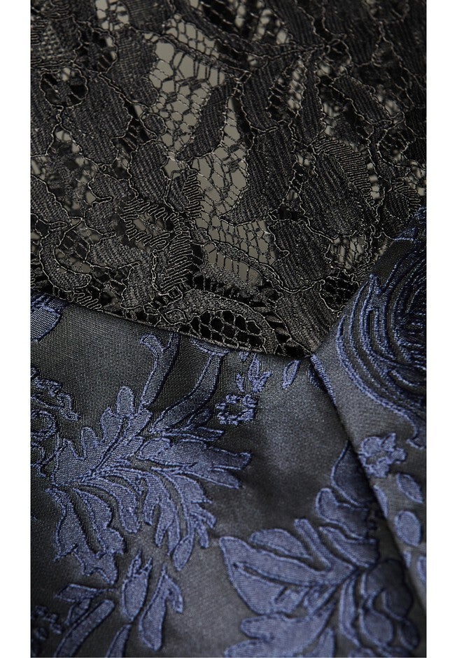 Ornate Dress - black, BLACK, alternate image number null