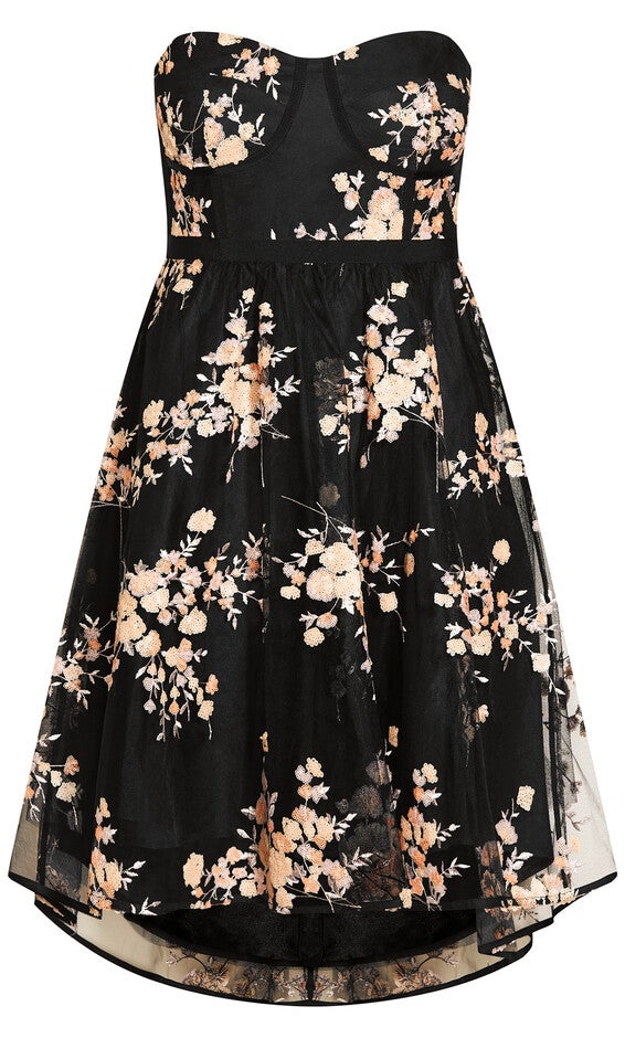 Ambrosia Dress - black, BLACK, alternate image number null