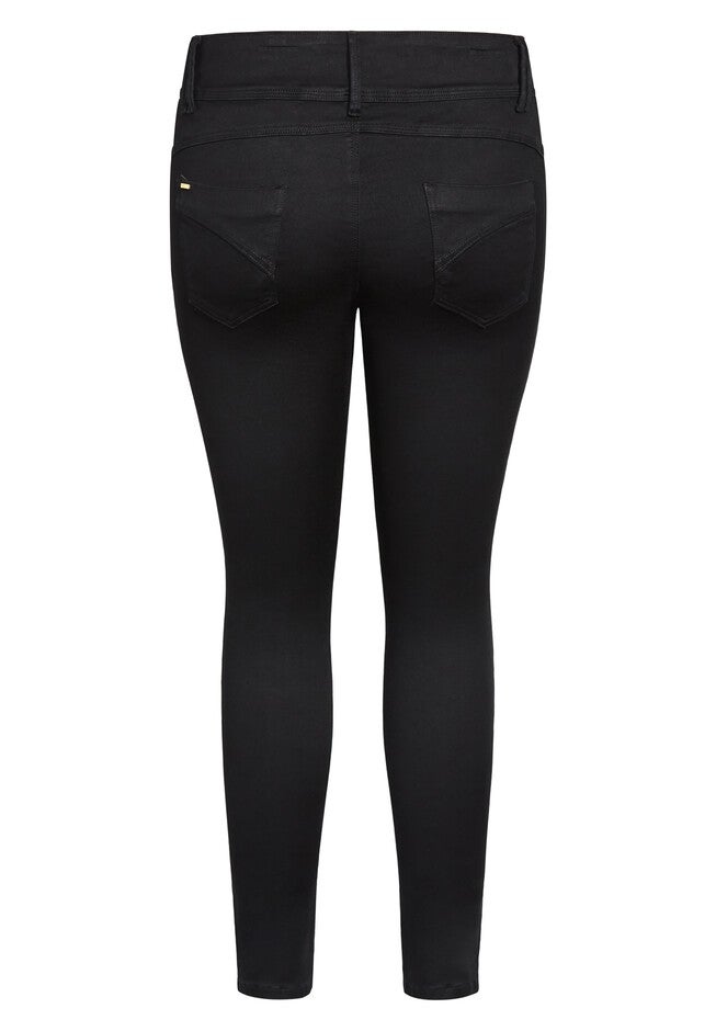 Asha Skinny Petite Black Jean - black, BLACK, alternate image number null