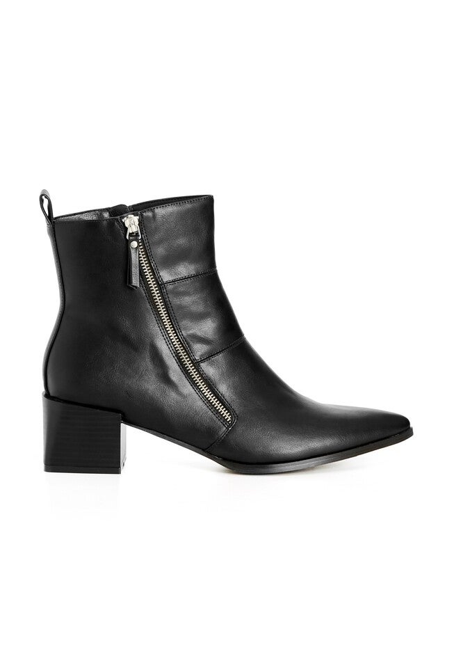 WIDE FIT Yasmin Ankle Boot - black, BLACK, on-hover image number null