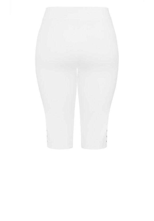 Gracie Eyelet Capri, WHITE, alternate image number null