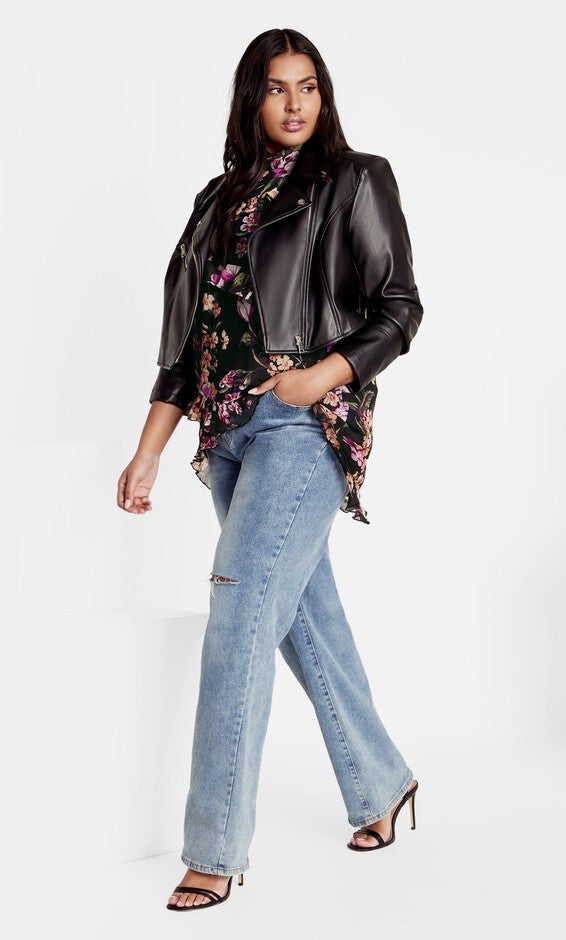 Kimmi Top - black, BLK PERFECT PETAL, alternate image number 3