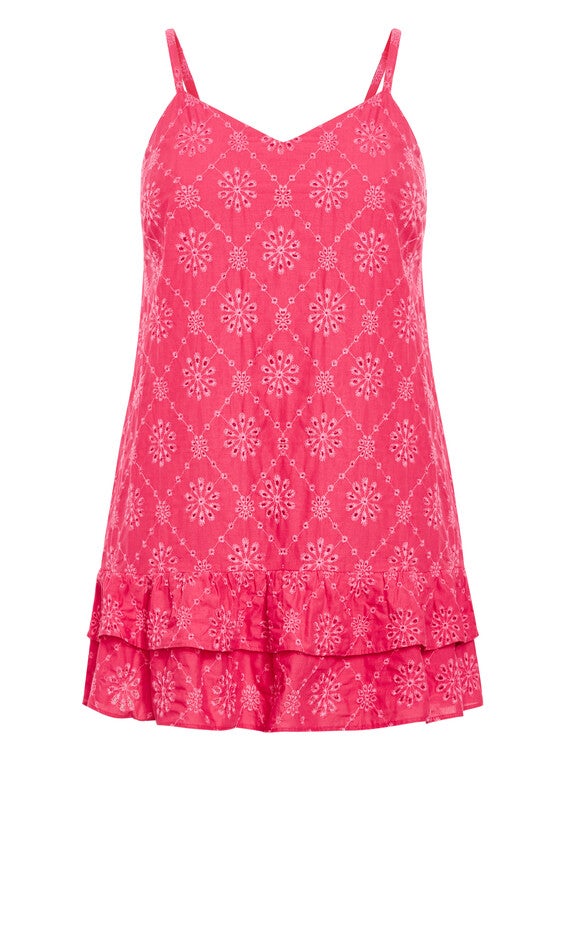 Myah Dress - pink sherbet, PINK, alternate image number 3