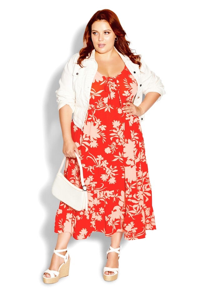 Ava Maxi Dress - cherry, RED, on-hover image number null